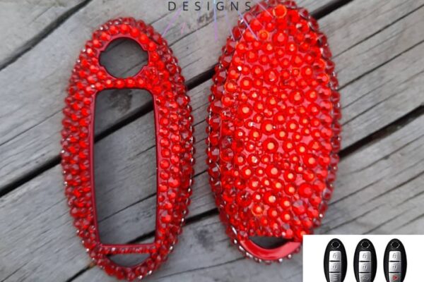 nissan key cover in red