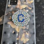 crystallised popsocket phone holder