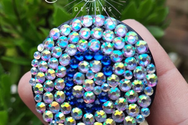 crystallised popsocket phone holder